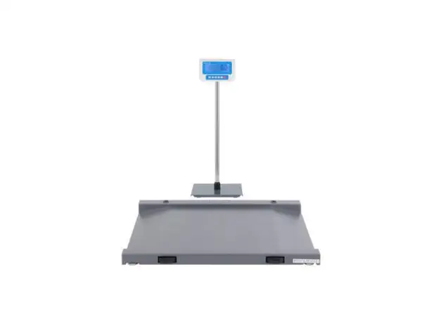 Click Here To Enlarge This Photo Of BRECKNELL DS1000-LCD LOW-PROFILE BARREL WEIGHER