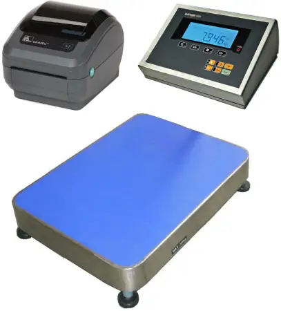 Click Here To Enlarge This Photo Of LBW BX-LP LABEL PRINTING INDUSTRIAL FLOOR SCALES