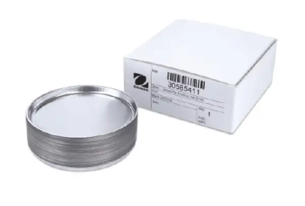 Click Here To Enlarge This Photo Of Pack of 50 aluminium sample pans - Ohaus MB25