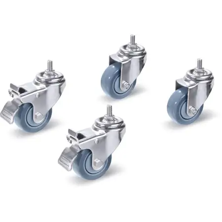 Click Here To Enlarge This Photo Of Set of 4 castor wheels for CSG Topg-EC &lpar;30kg&comma; 60kg & 150kg models only&rpar;